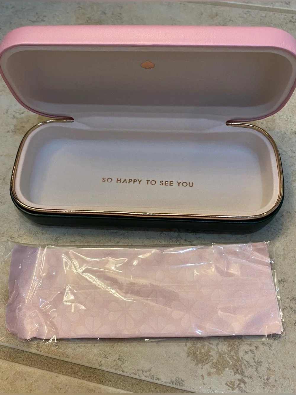 Kate Spade Hester Cat Eye Readers Glasses w Hard Case 2.50